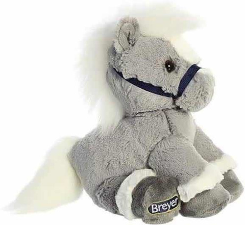 Peluche Aurora. Línea Breyer. Caballo Gris