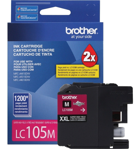 Brother Lc105m Xxl Cartucho Tinta Magenta