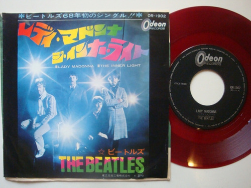 Beatles Lady Madonna / The 7  Vinilo Japon 68 Rk