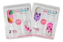 Comprar Moldes Parpen X 2 Placas Dobles Modelos Surtidos Color Paletas Tropical