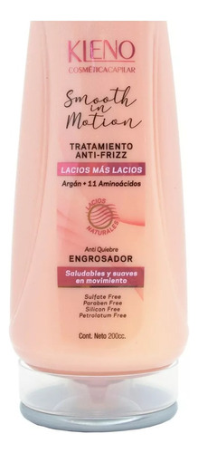 Tratamiento Smooth In Motion Anti Frizz 200cc - Kleno Kit X3