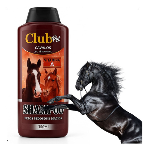 Shampoo Fortalecedor Para Cavalos Todas As Idades Vitamina A