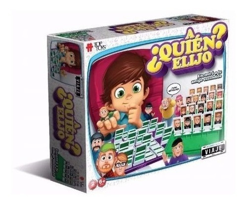 ¿a Quién Elijo? Versión Viaje - Juego De Mesa Top Toys