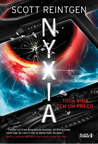 Nyxia, de Reintgen, Scott. Vergara & Riba Editoras, capa mole em português, 2018