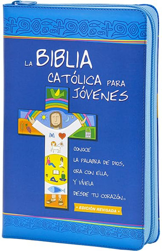 La Biblia Católica Para Jóvenes Dos Tintas Piel Cremallera