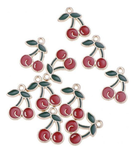 2 Encantos De La Cereza Para La Fabricación De Joyas