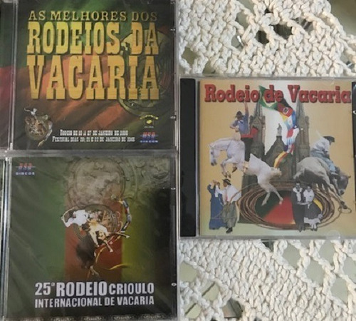 Cd - Rodeio Da Vacaria - 03 Cds + Cd Fabio Soares