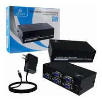 Comprar Splitter Vga 1*4 Divisor De Señal Amplificador Conecta 4 Tv