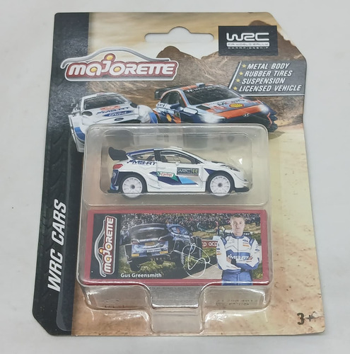 Ford Fiesta Wrc 2018 Majorette Coleccion Wrc Cars Blanco