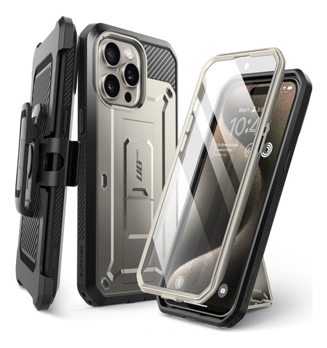 Funda Supcase Ubpro Con Mica Para iPhone 15 Pro Max 6.7