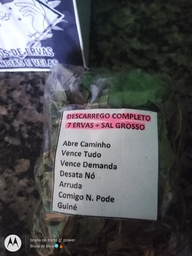 Imagem 1 de 3 de Banhos De Encantos ,pega Pinto,descarrego Com 7 Ervas E Muit