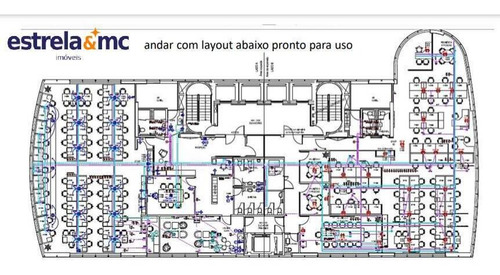 Imagem 5 de 15 de Conjunto Comercial 660 M² Andar Inteiro Melhor Oportunidade Da Berrini - 269