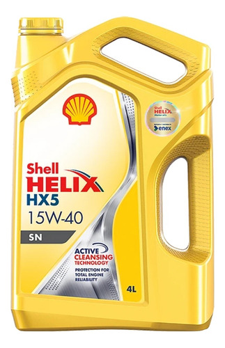 Aceite Shell Helix Hx5 15w-40 Enex 4l