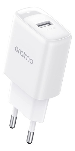 Cargador De Pared + Cable Usb -oraimo Eu 2a 10w Color Blanco