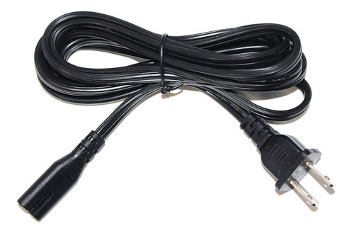 Imagen 3 de 3 de Cable Poder C7 Tipo 8 Para Tv Impresora Radio Dvd 1.8mts