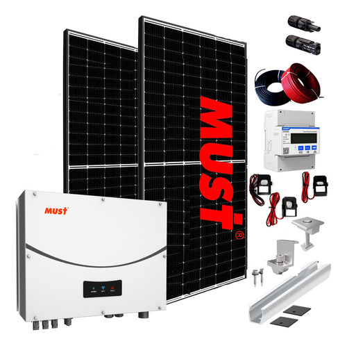 Kit Solar Ahorro 52kw Dia On Grid Inyec Cero Trifasico Must