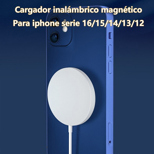 Cargador magnético USB C de 15 W para iPhone 16/ 15/ 14/ 14 Pro/ 14 Plus/ 14 Pro Max/ 13/ 13 Pro/ 13 Pro Max, 45 W Rapid Charger Type C for Samsung Galaxy S25 Ultra/ S24 Ultra/ S24+/ S23 U