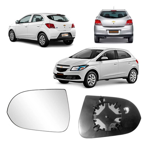 Lente Retrovisor Onix 2013 2014 2015 2016 2017 2018 Até 2021
