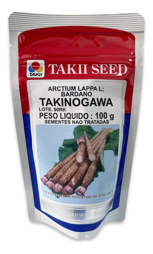 Semente De Bardana Bardano Gobo Takii De 100g