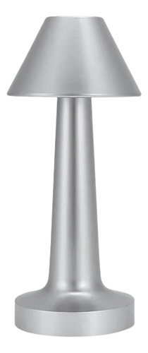 Lampara Led Recargable Mesa Moderna Switch Tactil Metalica