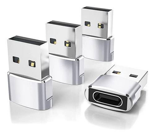 3 Adaptador De 3 Piezas Tipo.1 A Usb 2.0 Hembra A Macho