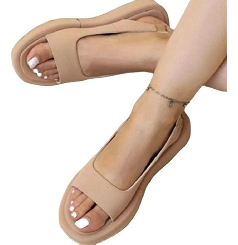 Sandalias Casuales Suaves Para Mujer, Elegantes Y Bajas