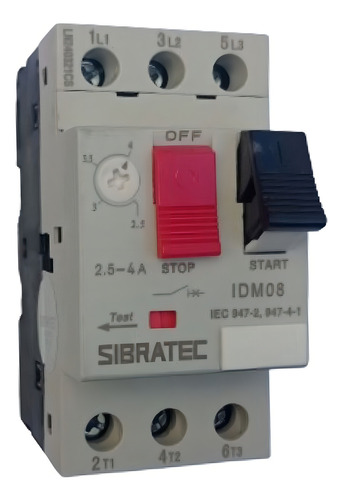 Sibratec Disjuntor Motor Idm20-gv2 Ajuste 13~18a