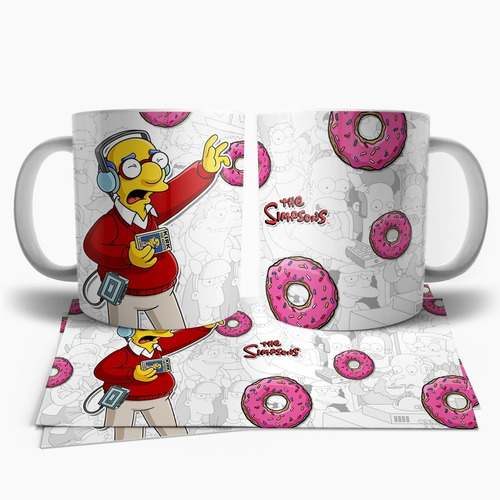 Los Simpson Kirk Van Houten Milhouse Taza Tu Propio Estilo