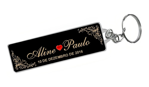 100 Chaveiro Personalizado Barato