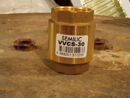 Válvula Check 1 Bronce Semilic