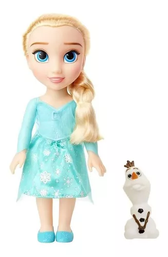 Boneca Disney Frozen Elsa Passeio Com Olaf 30cm Mimo Toys