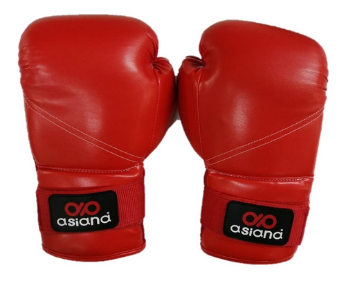 Guantes De Box - Kick Boxing Asiana Color Rojo