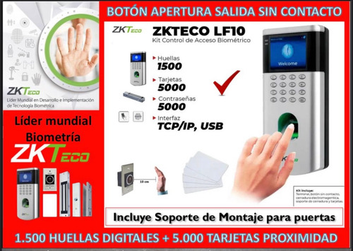 Kit Completo Control De Accesoincluye Todos Los Componentes