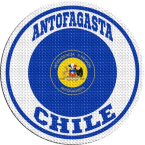 Parche Circular Escudo Chile Antofagasta