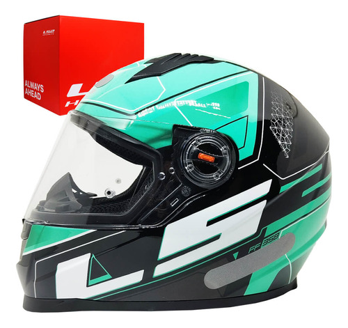 Capacete Ls2 Ff358 Ultra Preto/verde