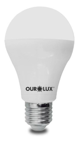 Kit 3 Lâmpada Led Bulbo 12w Branco Quente (3000k) - Ourolux