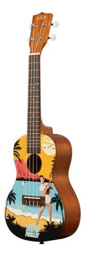 Kala Ltp C Elvis Presley Ukelele Concierto Ideal Aprendizaje Color Blue Hawaii