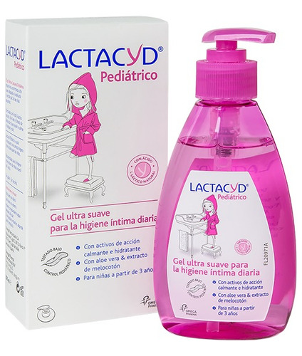 Jabón Íntimo Pediátrico Lactacyd Girl 200 Ml