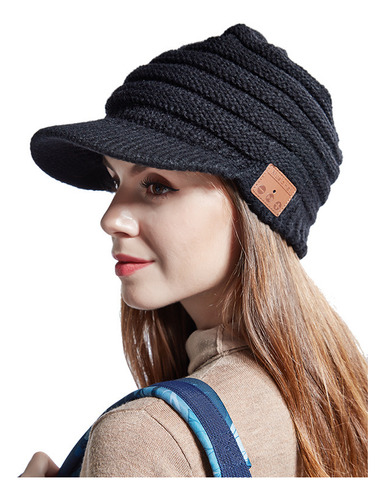 Música Gorro Bluetooth Invierno Cálido Sombrero De Moda