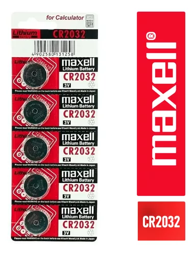 Pila de botón de litio Maxell CR2032
