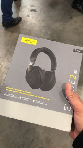 Jabra Evolve2 85 Color Negro Color claro Rojo