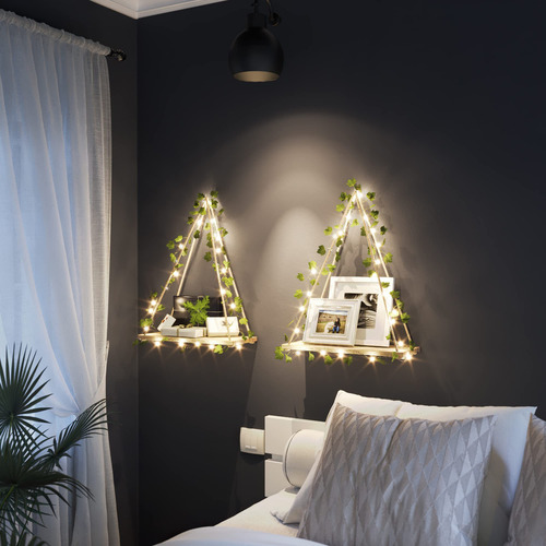 Zhmy Conjunto De Prateleiras Suspensas De Parede Led-strip
