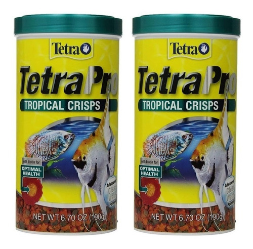 2 Bote Alim Tetra Pro Tropical Crisp 190g Nutricion Avanzada