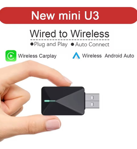 Carplay Inalámbrico Android Auto 2 En 1 Wifi 5g Bt 5.0