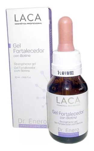 Gel Fortalecedor Con Biotina Laca Uñas Pestañas Y Cejas