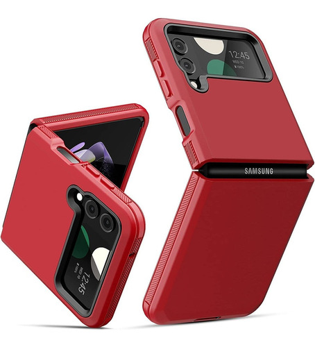 Funda Para Samsung Galaxy Z Flip 4 5g 2022 Rojo