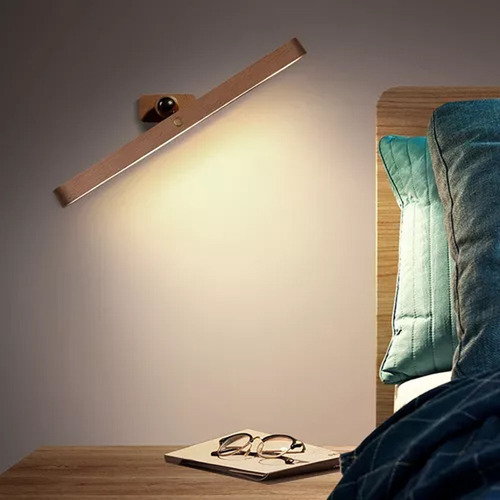 Bake Aplique Moderno Con Espejo De Madera Lamp R