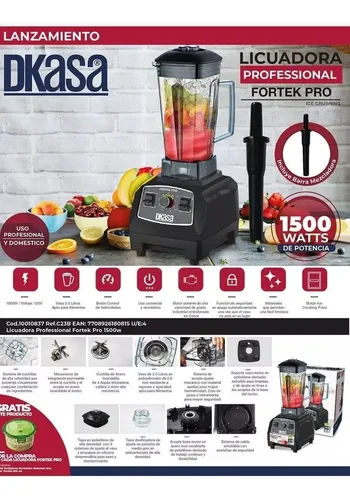 Licuadora profesional fortek pro 1800w dkasa