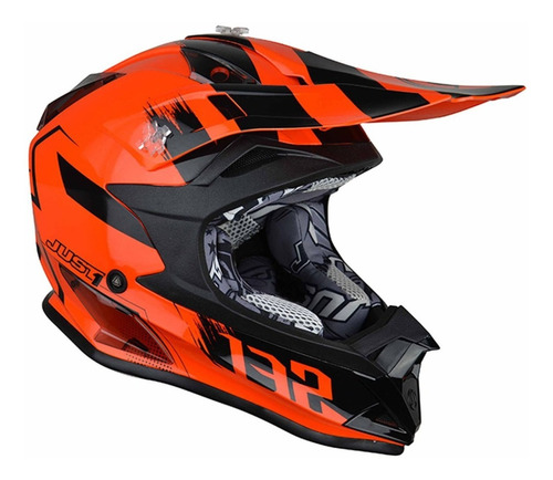 Casco Moto Cross Enduro Just 1 J32 Pro Kick Solomototeam