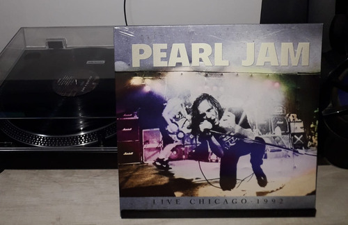 Pearl Jam Live In Chicago 1992 Vinilo Nuevo Importado